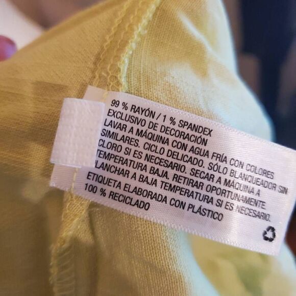 NWT WIld Fable Bright Yellow Stretchy Midi Dress Size XS - Picture 9 of 10